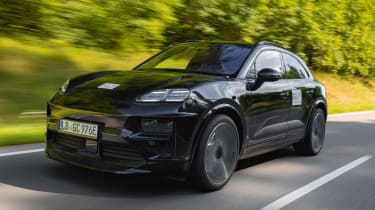 Porsche Macan EV prototype - front tracking